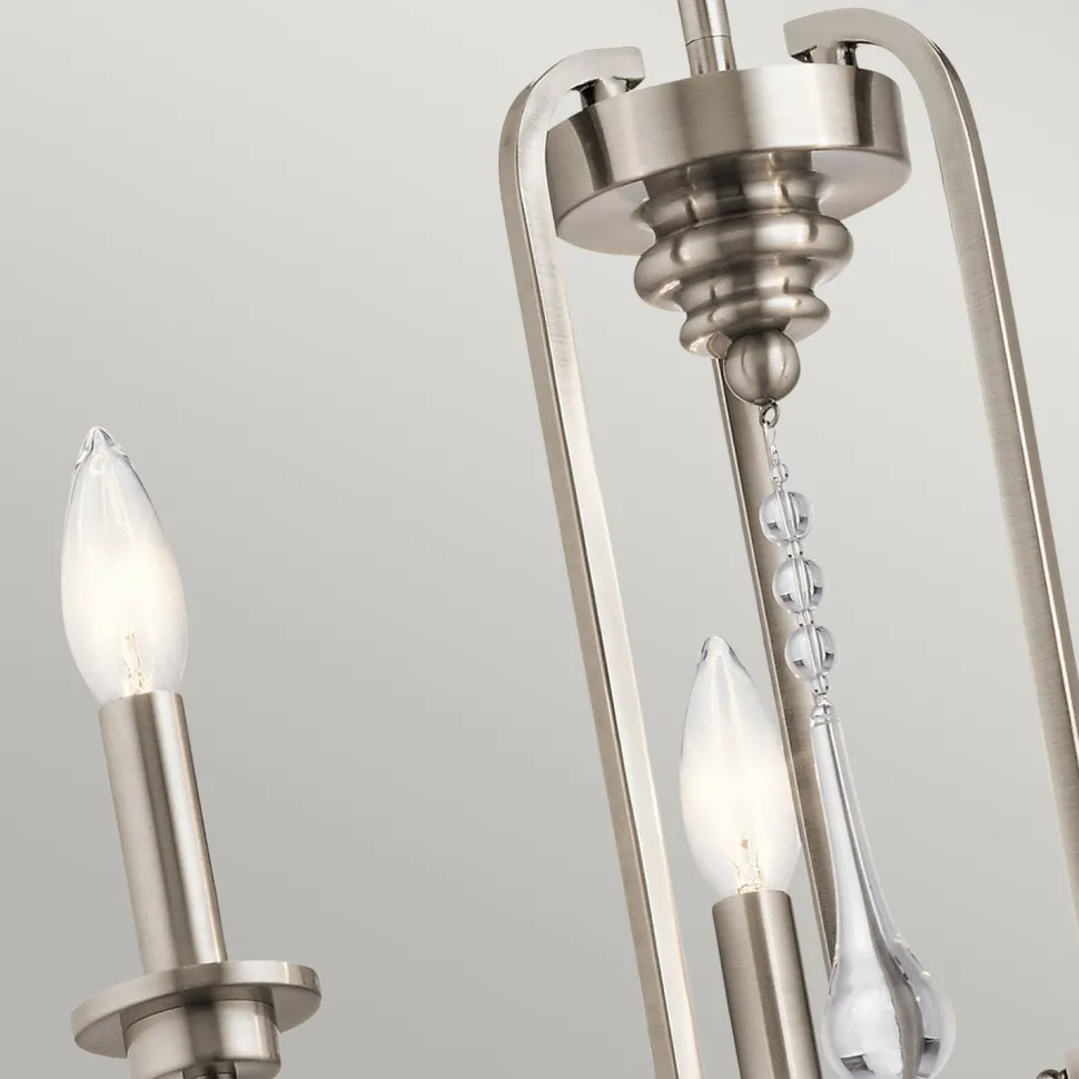 Kronleuchter Kristall Metall B: 45,7 cm 3-armig E14 ZINNIA