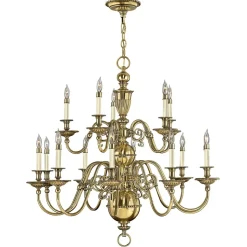 Kronleuchter Messing massiv 15-armig Esszimmer