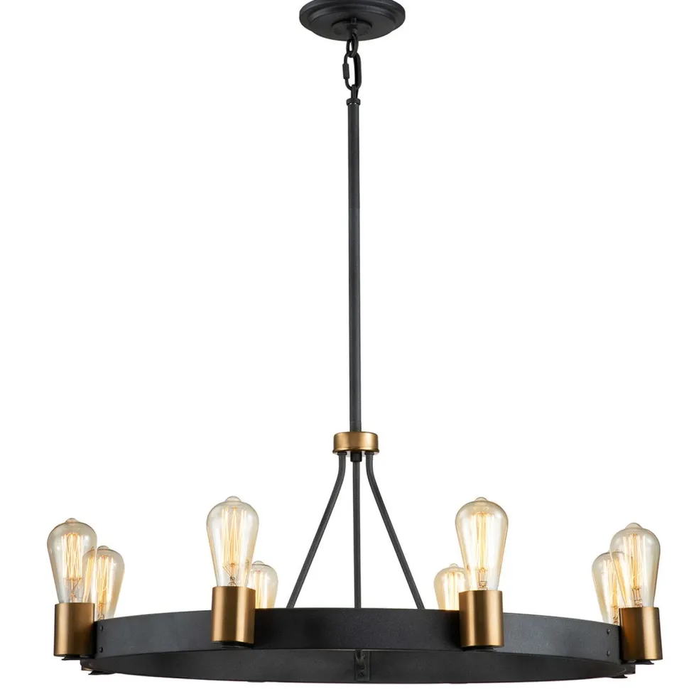 Kronleuchter Metall E27 D: 82,9 cm H: max. 122,5 cm