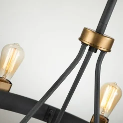 Kronleuchter Metall E27 D: 82,9 cm H: max. 122,5 cm