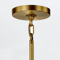 Kronleuchter Metall Glas 83,8 cm breit Modern verstellbar