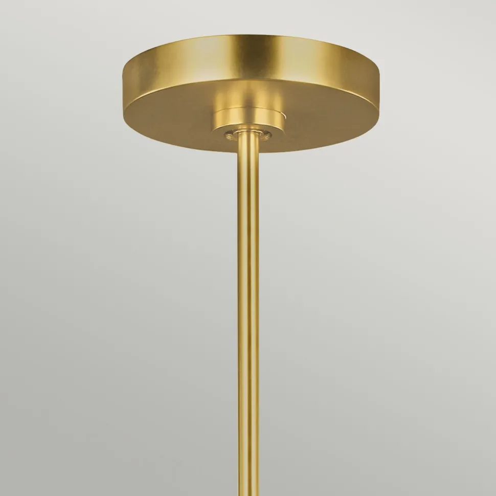 Kronleuchter Metall Jugendstil in Messing Ø76cm 9-armig