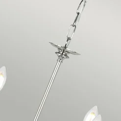 Kronleuchter Metall Kristall 6-armig CANDELA 6