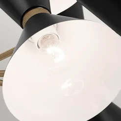 Kronleuchter verstellbar B: 98,4 cm 12x Metall E27 Modern