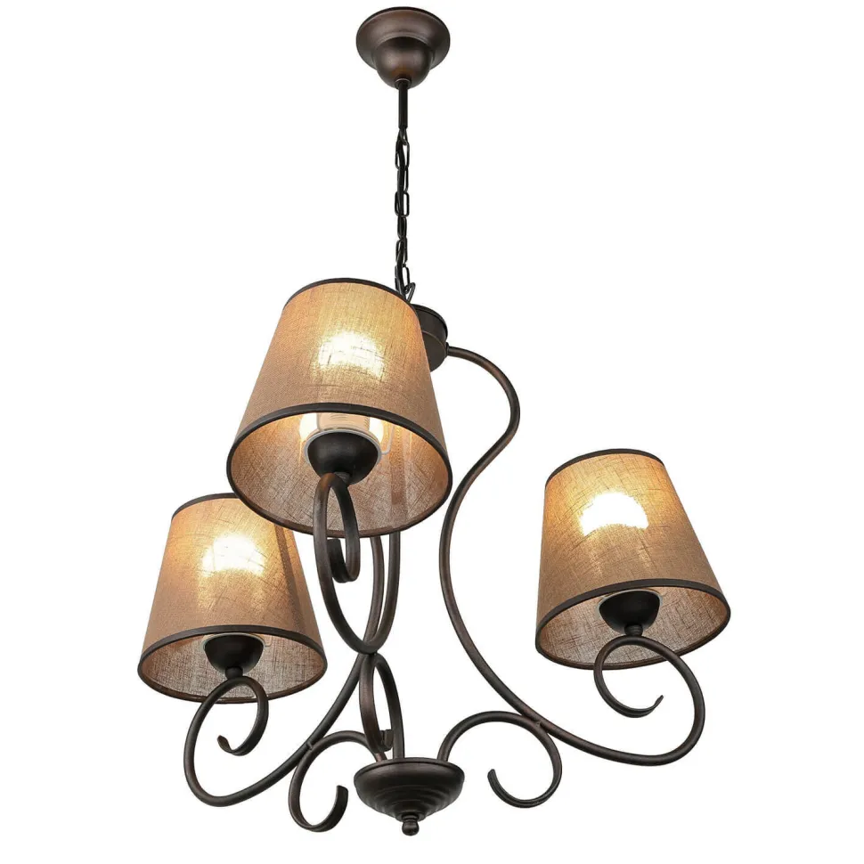 Kronleuchter 3xE27 Landhaus Esstisch gemütlich