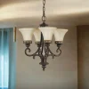 Kronleuchter 4xE27 Wohnzimmer Lampe ANABELL 1