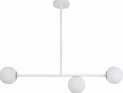 Kugel Deckenleuchte Metall Glas blendarm G9 3-flammig