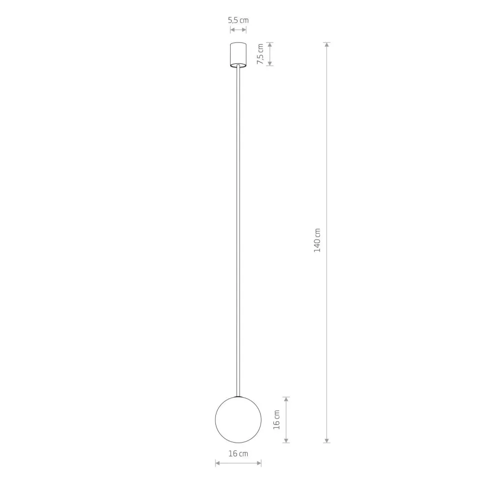 Kugellampe hängend G9 Ø 16 cm in Gold matt Weiß Glas Metall