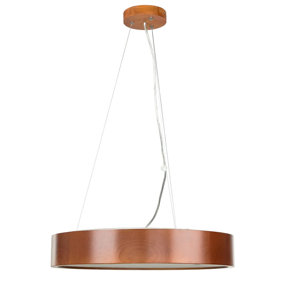Lampe Esstisch Hängelampe Holz rustikal 3xW27 rund