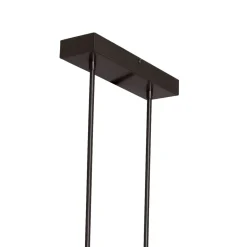 Lange LED Deckenlampe dimmbar Schwarz 122 cm 4000 K