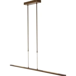 Lange LED Deckenleuchte in Bronze 122 cm 4000 K dimmbar