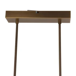 Lange LED Deckenleuchte in Bronze 122 cm 4000 K dimmbar