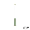 LED Akku Pendelleuchte Grün Metall Touch Dimmen 3000 K