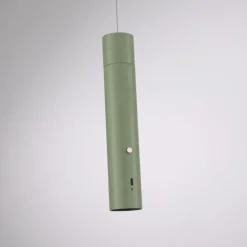 LED Akku Pendelleuchte Grün Metall Touch Dimmen 3000 K