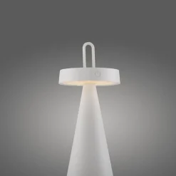 LED Akku Tischlampe Dimmer Touch IP44 2700 K 28,9 cm