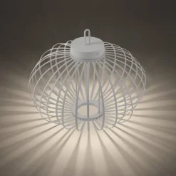 LED Akku Tischlampe IP44 Weiß dimmbar Touch 37 cm 2 W