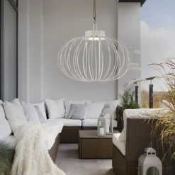 LED Akku Tischlampe IP44 Weiß dimmbar Touch 37 cm 2 W