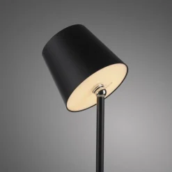 LED Akku Tischlampe Schwarz dimmbar Touch 37 cm 320 lm
