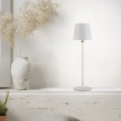 LED Akku Tischlampe Weiß dimmbar Touch 37 cm 320 lm 2 W