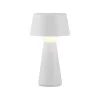 LED Akku Tischleuchte dimmbar Touch IP54 Weiß 28,9 cm