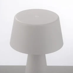 LED Akku Tischleuchte dimmbar Touch IP54 Weiß 28,9 cm