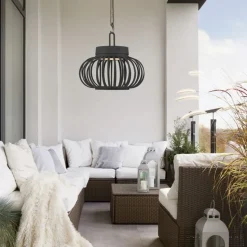 LED Akku Tischleuchte dimmbar 22 cm IP44 2 W Schwarz