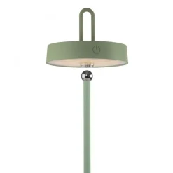 LED Akku Tischleuchte Grün Dimmer Touch IP44 47,2 cm