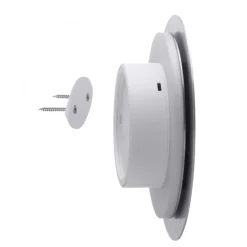 LED Akku Wandlampe in Silber dimmbar mit Fernbedienung