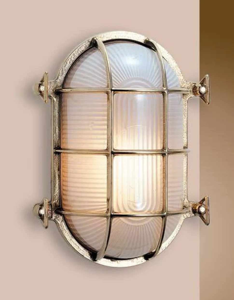 LED Außenlampe Messing wetterfest IP54 Maritim Haus