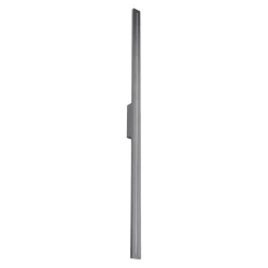 LED Außenlampe Wand Metall Grau IP65 H:121 cm indirekt