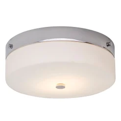 LED Bad Deckenleuchte Chrom IP44 Ø30cm Lampe JANJA