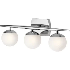 LED Badezimmer Lampe VERDE IP44 in Chrom Weiß