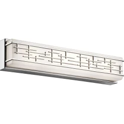 LED Badezimmerleuchte HEIKIAN 61cm lang Glas IP44