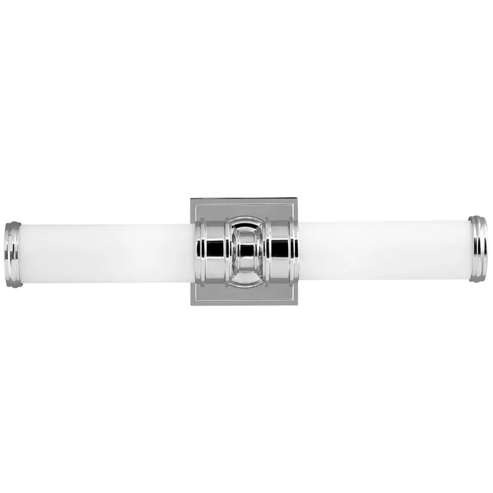 LED Badlampe Wand drehbar IP44 Weiß Chrom AMINE