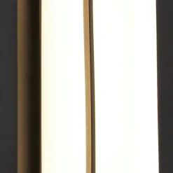 LED Badlampe Wand IP44 Schwarz Weiß H: 20 cm blendarm