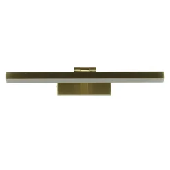 LED Bilderleuchte mit Schalter in Messing 3000 K B: 39 cm