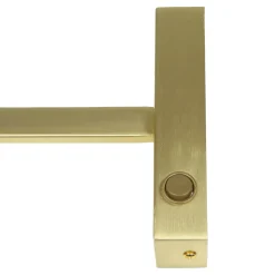 LED Bilderleuchte mit Schalter in Messing 3000 K B: 39 cm