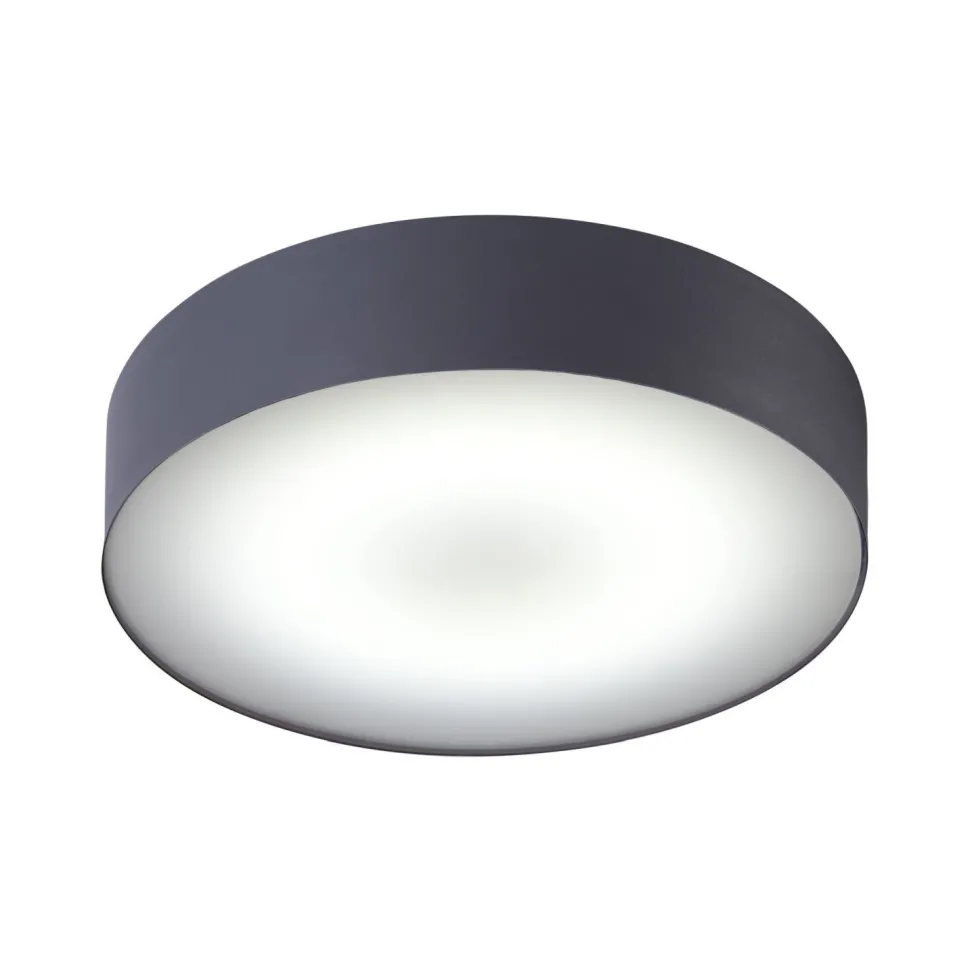 LED Deckenlampe Ø 40,5 cm rund Graphit
