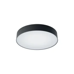 LED Deckenlampe 4000 K 2200 lm Ø 40,5 cm rund Schwarz