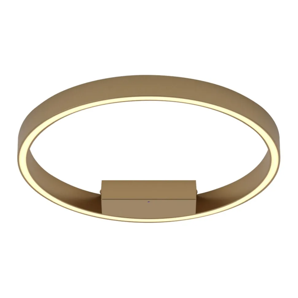 LED Deckenlampe Aluminium 3000 K warmweiß 1200 lm rund