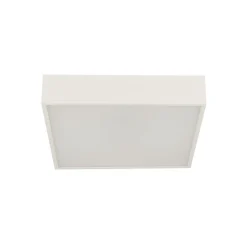 LED Deckenlampe Aluminium 16 W 3000 K IP44 B:30 cm Weiß