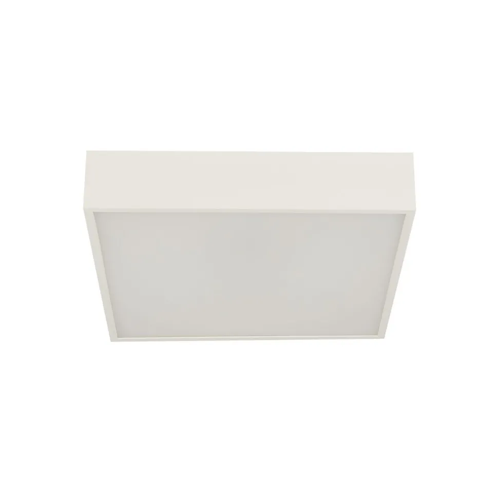 LED Deckenlampe Aluminium 16 W 3000 K IP44 B:30 cm Weiß