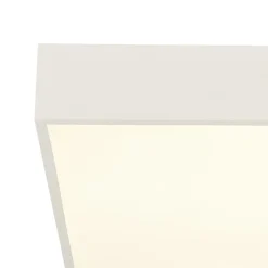 LED Deckenlampe Aluminium 16 W 3000 K IP44 B:30 cm Weiß