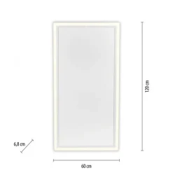 LED Deckenlampe dimmbar Infrarot Heizung L:120 cm 43 W