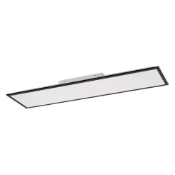 LED Deckenlampe dimmbar Schwarz Fernbedienung 4370 lm