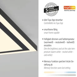 LED Deckenlampe Fernbedienung 2700-5000 K 45 cm dimmbar