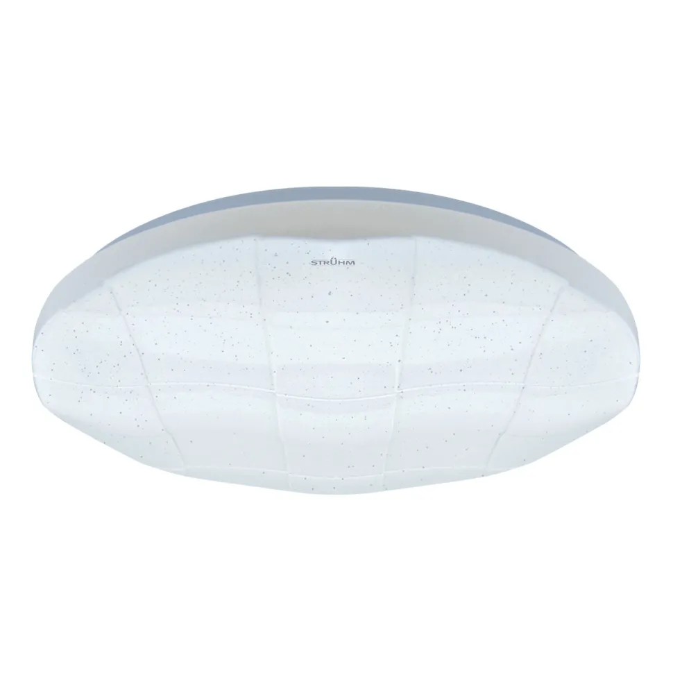 LED Deckenlampe IP44 rund Ø 48 cm Weiß Sternenhimmel