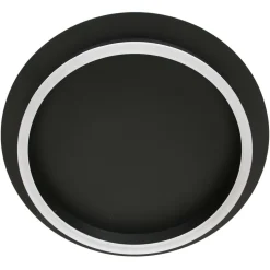 LED Deckenlampe Metall Kunststoff Schwarz 20 W 2700 K