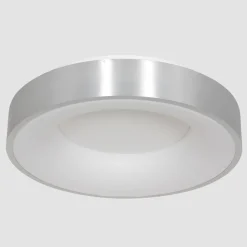 LED Deckenlampe Metall Kunststoff in Silber Weiß 2700 K