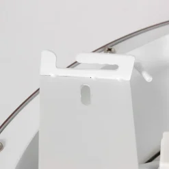 LED Deckenlampe Metall Kunststoff in Bronze Weiß Ø48 cm